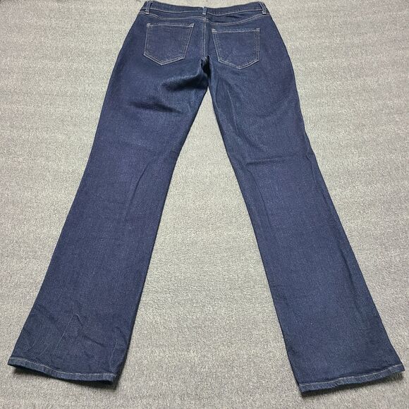 Express Womens Jeans 6 Reg Editor Bootcut Low Rise Festival Denim Pants Slim Fit - Picture 8 of 10